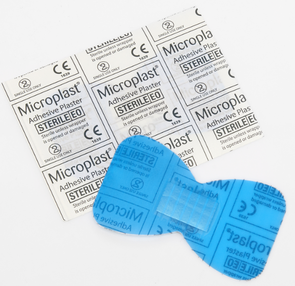Blue Food Area Plasters, Fingertip