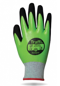 Kevlar Lined, Nitrile Coated, Open Cuff Glove,