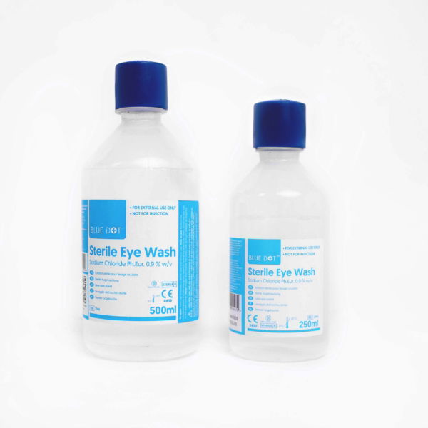 Saline Eyewash Bottle, 250ml