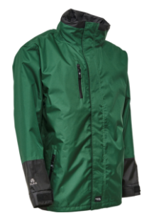 Elka Waterproof Jacket, Green/Black