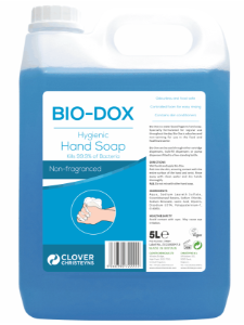 Bio-Dox Food-safe bactericidal skin cleanser, 5L