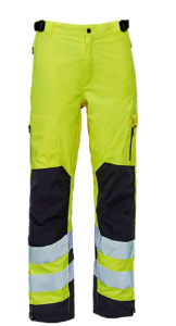 Elka Visible Xtreme Stretch Waist Trousers, Waterproof, Yellow/Black