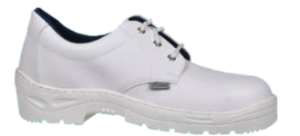 Lightweight Microfibre Slip-On Safety Shoe, SRC, White,