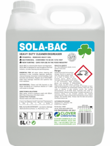 Sola-Bac Food Safe Bactericidal Cleaner Concentrate, 5L