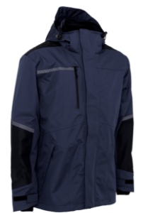 Elka Working Xtreme Recycled Waterproof Jacket, Navy / Black