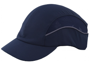 Premium Vented Bump Cap, reduced peak Navy