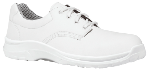 Rebound Lace-up safety shoe, White 