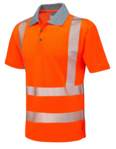 Woolacombe EcoViz Performance + poloshirt, Orange