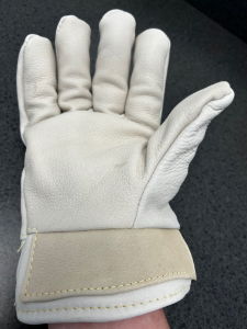 Worring Low Lint Lined Leather Gloves, 30cm