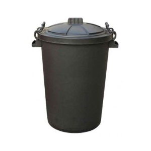 Clip Top Bin, 85 Litre, Black, other colours available