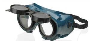 Welding Goggles, Flip Front, Lens Shade 5, Green